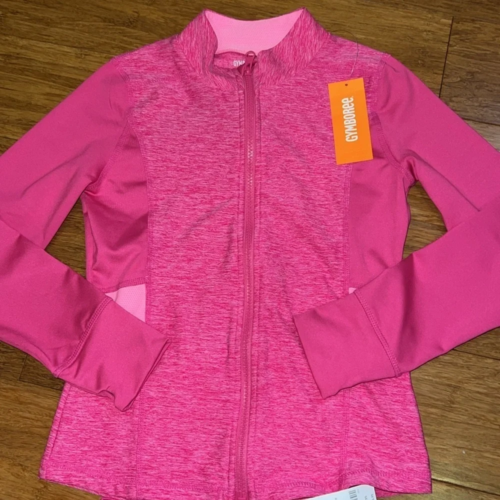 Gymboree girls pink jacket and matching skort size medium (7/8) NWT.